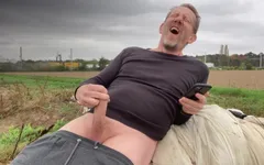 Bennyk72 Public Outdoor Cumshot Near Autobahn