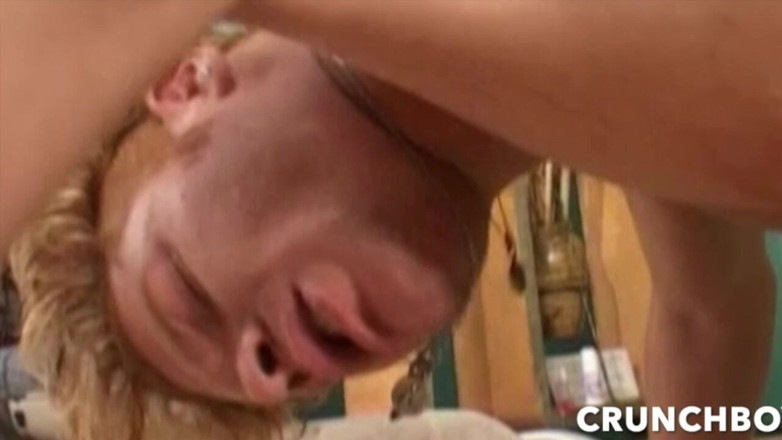 Bareback porn made in France: Blond Twink Fucked Bya Rab Boys
