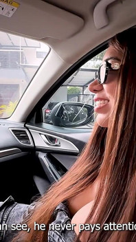 Rogacz żona rucha swojego kierowcę BBC w samochodzie męża - Brandon Cruz i Verito Aguas
