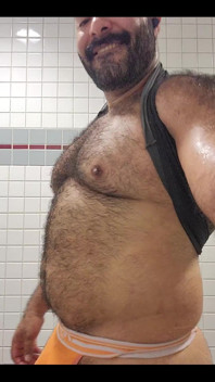 Man in Bathroom