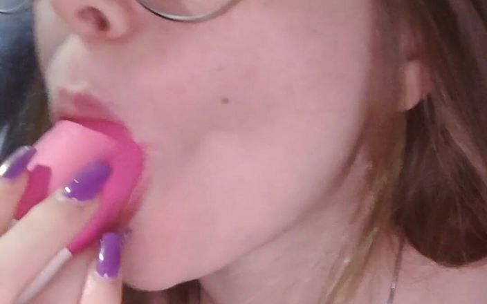 Raven hearth VIP: Sucking My Vibrator After Using It with a Lot of...