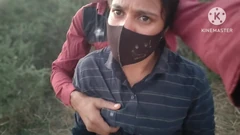 Ragazze indiane del college vergine fanno sesso per la prima volta con il suo ragazzo nella giungla all'aperto