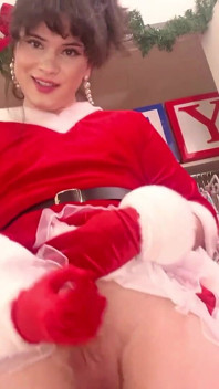 Trans Stepmother Prepares the Christmas Sissy Gangbang