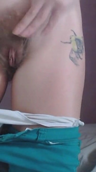 Teasing with My Cute Tattooed Ass