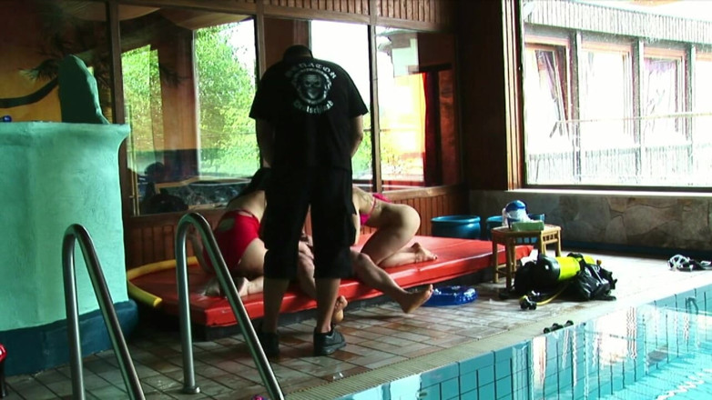 Lydia Privat: Making of bumsbad
