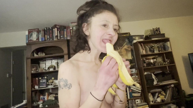 J13D75: Eat a Banana, Then Eat a Cock