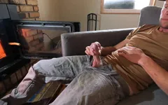 Grey Pants Cumshot Compilation