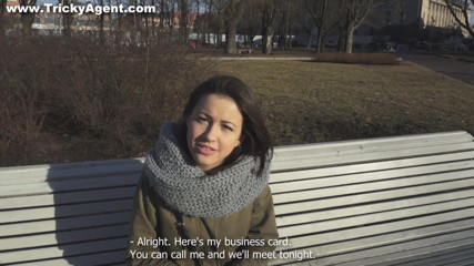 Tricky Agent: Shy cutie fucks like a slut