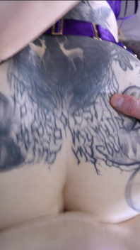Hard Anal for Tattooed Slut Who Loves Getting Used.