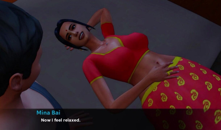 NaughtyPlayz: Pagi hari, aku berbaring di ranjang, dan mina bai datang...
