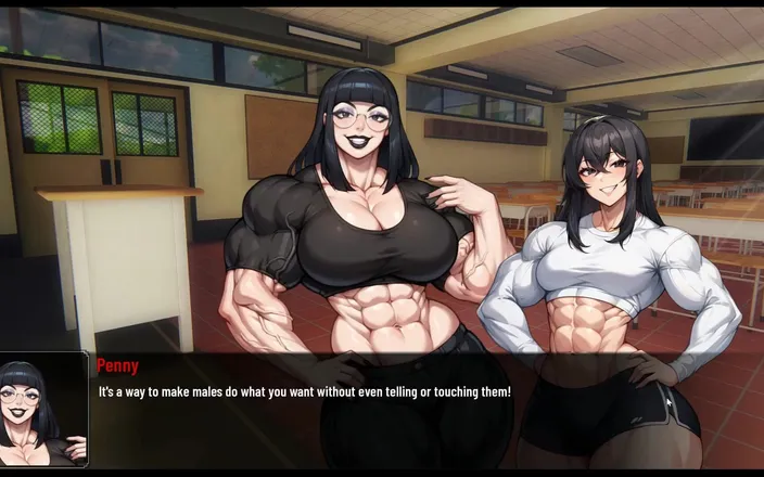Cum in Futa: Futanari Muscle Growth World Femboy Hentai Game Ep.4 Small Dick...