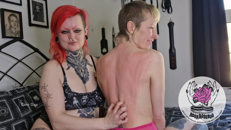 rosarosebud: Škrábání zezadu s Mx River Sage a Rosou Rosebud