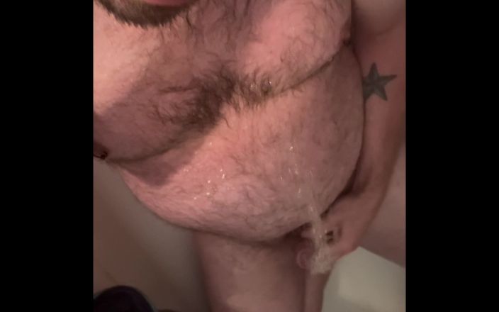 Dix Galore: Compilation: Uncut Gay Bear Gives Himself a Golden Shower All...