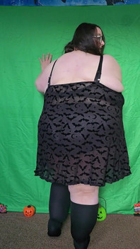 SSBBW halloweenský módní úlovek