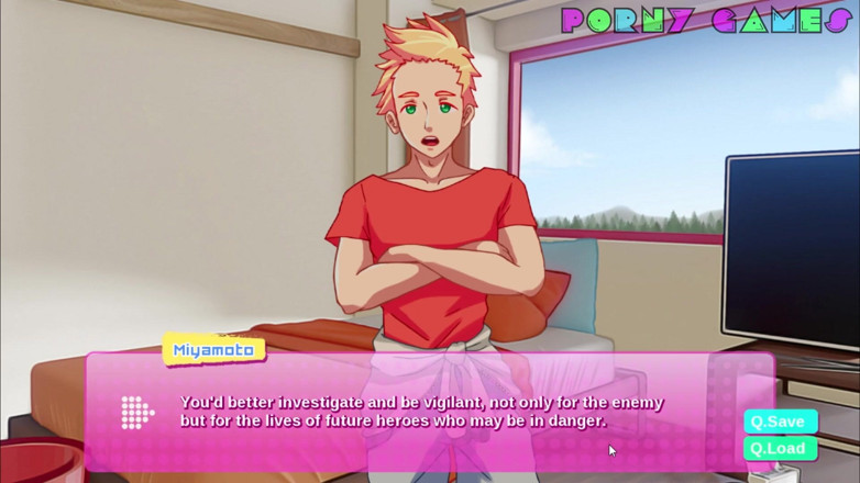 Porny Games: Heroes University H - prólogo - sexo duro con el director (pt. 1)