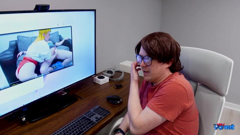 Nerd Pervert: Lana Banana - sesja ssania
