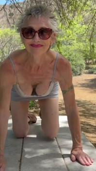 Crawling on the Picnic Table
