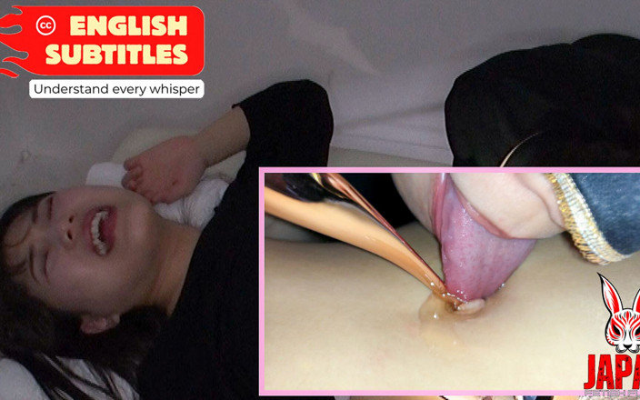 Japan Fetish Fusion: (en) Mirai Domoto Licks Maina Miura’s Honey-soaked Belly Button
