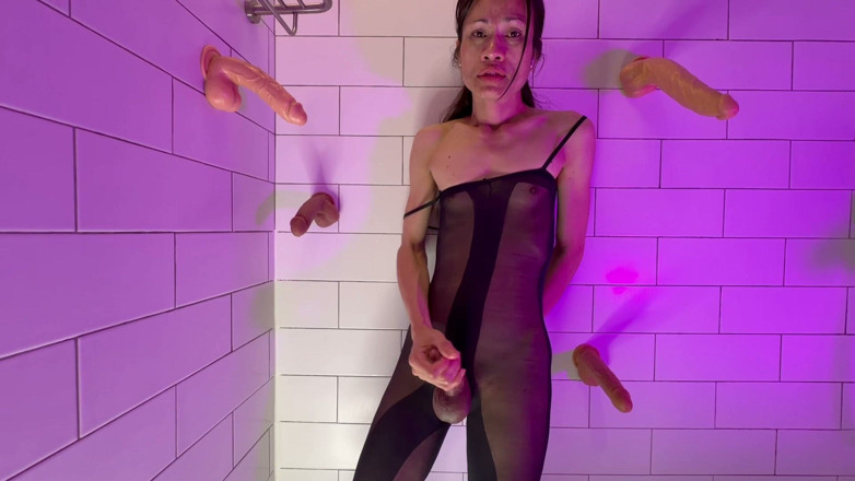 LadyboyLadyboy: Ladyboy Som Showing Her Big Dick