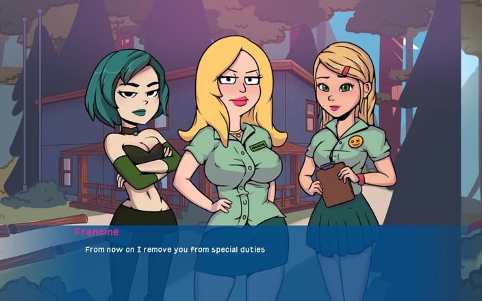 LoveSkySan69Real: Camp Pinewood [v2.8.0] parte 22 Sexy Quarrel Gwen di loveskysan69