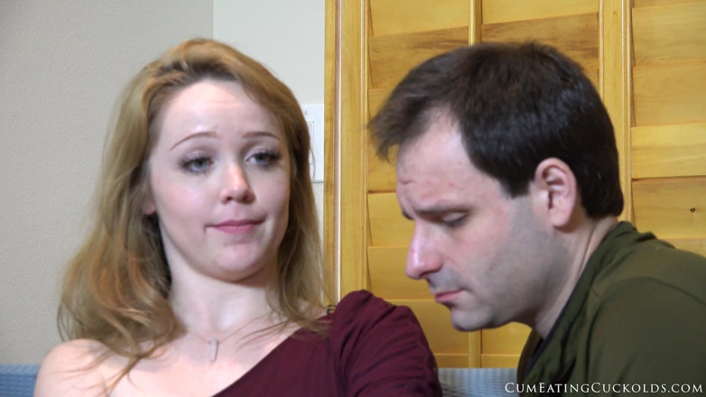 Cum Eating Cuckolds: Nikole Nash está tão molhada que transforma seu marido em...
