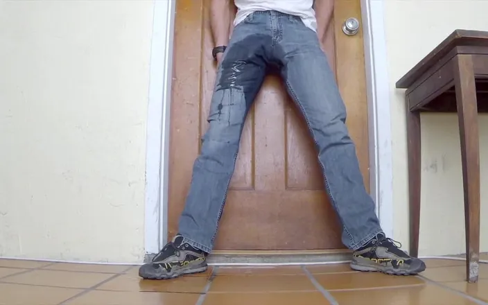 Lapetus: Desperately pissing my jeans on the porch