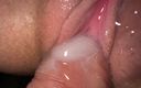 Mia Foster: Extreme Creamy Close up Fuck with Friend's Wife and Creampie