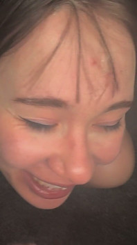 Petite Asian Backbend Blowjob