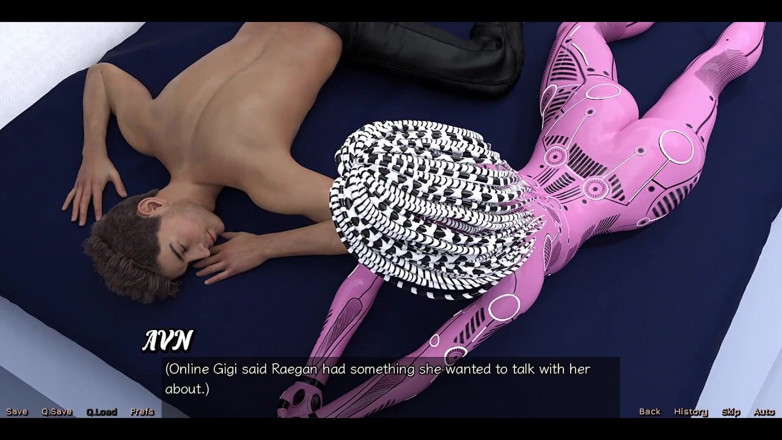 AVN Teller: Stranded nel space- yoga sexy con ai robot