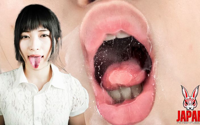 Japan Fetish Fusion: Aine Kaguras sinnliches zungenspiel: ein intimer virtueller kuss pOV