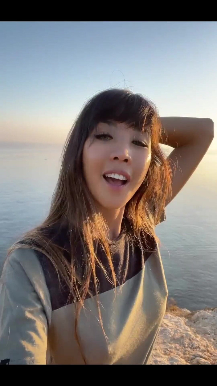 DaringKiara: Menikmati Matahari Terbenam