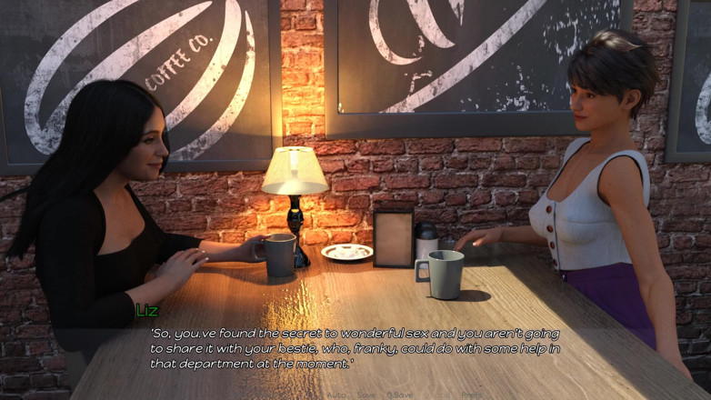 Dirty GamesXxX: Tři panely: Paroháč šuká svou manželku se svým přítelem, pokryli ji...