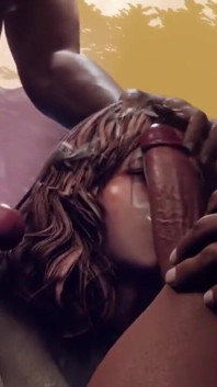 Elden Ring's Maiden Melina Gets Covered with Cum While Her Face Gets Cockslapped by 3 Guys - 60 Fps