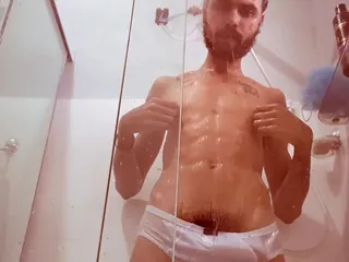 In This Heat Nothing Better Than Taking a Shower.