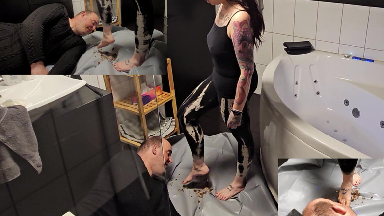 Femdom-Team-German: My Slave Gets Something to Eat Again - Not That He...