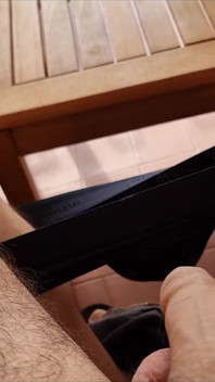 Outdoor Handjob of Nice Big Italian Cock