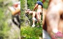 Alice KellyXXX: Moglie scopata a pecorina e succhia profondamente nella foresta - sperma...