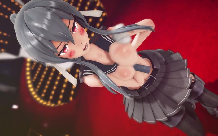 Mmd anime girls: Mmd r-18 anime girls, сексуальний танцювальний кліп 230