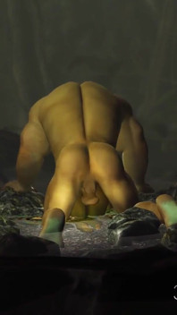 hare raakshasi Ogre mantramugdh jangal men ek kaamuk mahila goblin Arwen ko jordaar chodta hai