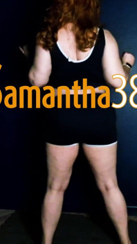 Sexy BBW Sam38g Shaking Assets in Gym Wear