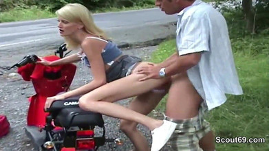 Full porn collection: Czech Teen Seduce Fake Porn Casting Outdoor by 2 German Boys