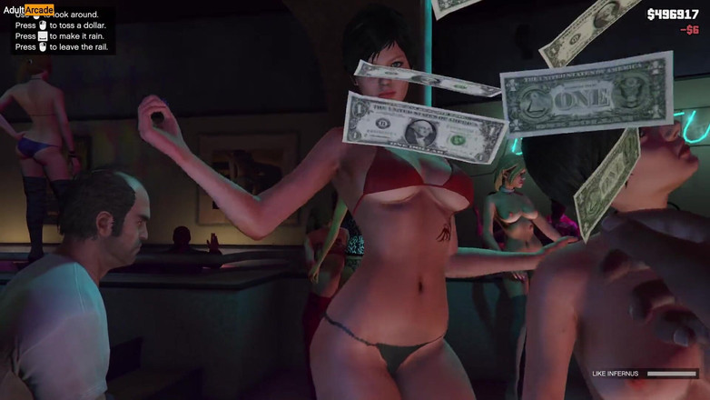 LewdArcade: Gta V Strip Club Nacktes Mod Spielspiel [teil 01] Vanille Einhorn Strip...