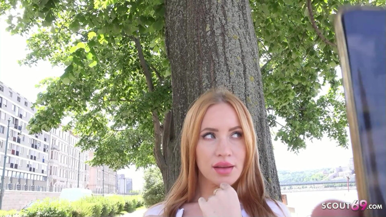 German Scout: German Scout - Ginger girl Kiara with big tits pickup and...