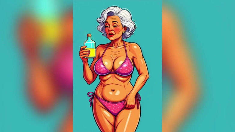 AI Porn: 老奶奶戏弄动画