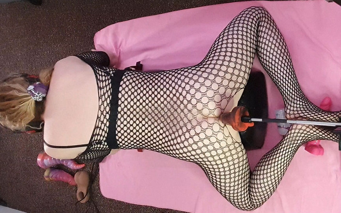 Spike Essex: Úžasná milfka maraton anální dildo stroj masturbace