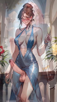 Enorme polla travesti acabando