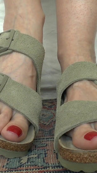 Sommer-Sandalenshow, Sandalen mit zwei trägern, lady victoria Valente