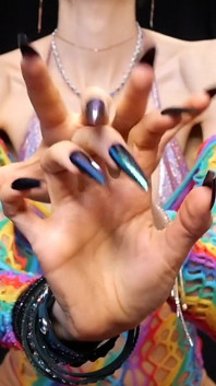 Small Tits and Long Nails to Mesmerize Your Mind