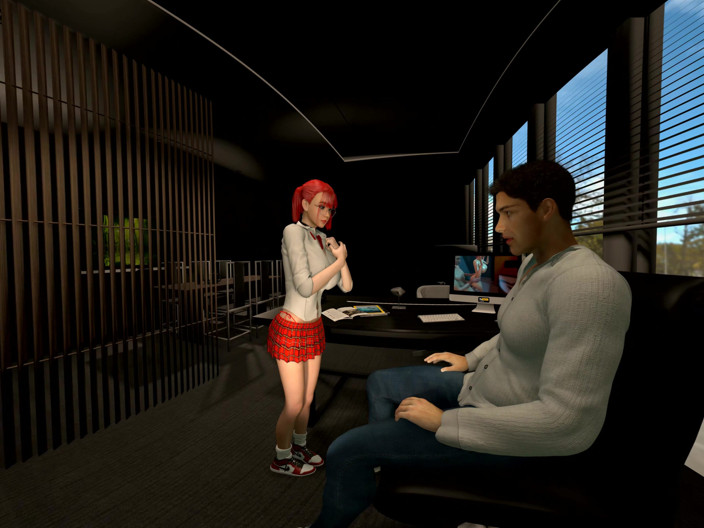 Pig Bros Productions: Akiko - the Naughty Principal - Part 1 - 3rd Person View