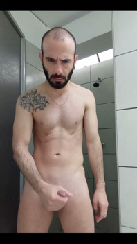 Coming out of the shower...